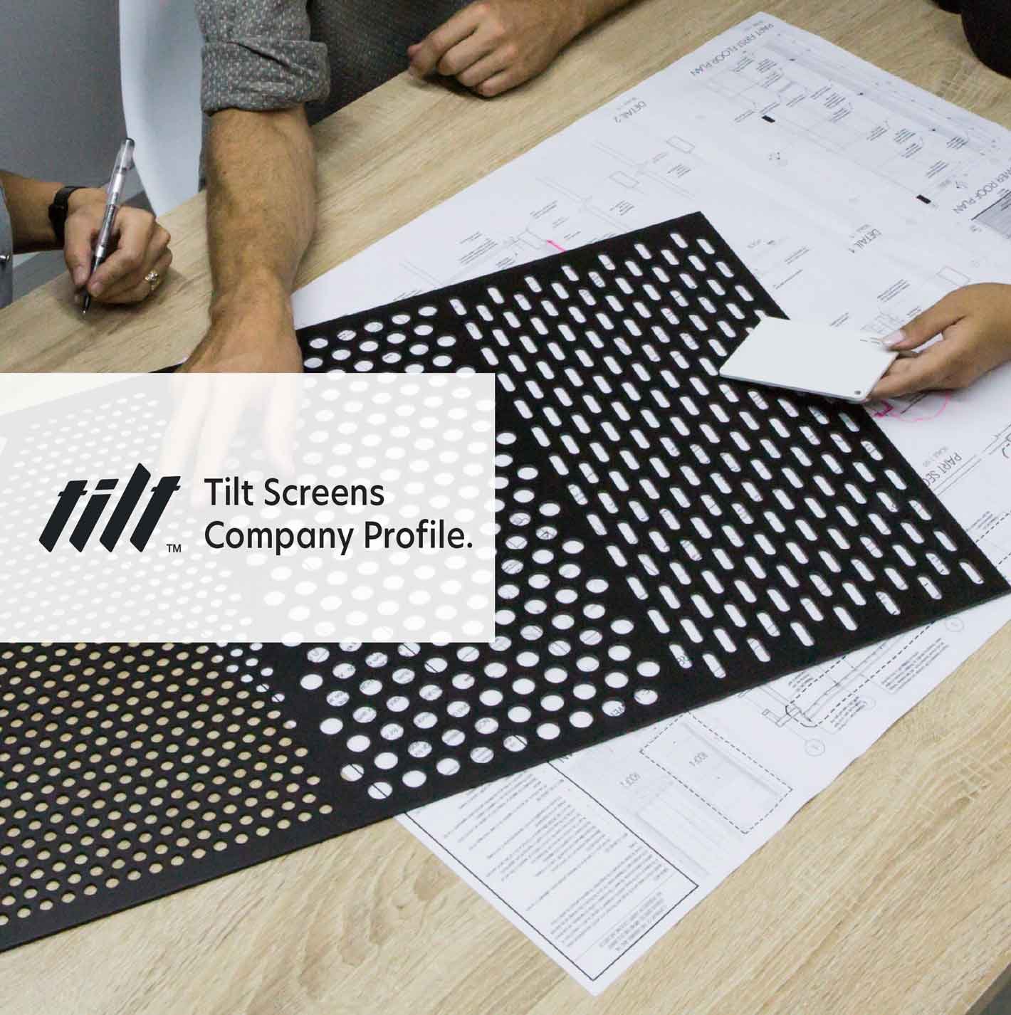 Tilt Screens laser cut 