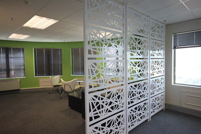 Laser cut screens